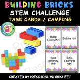 Lego Task Card | Easy Stem Challenge Activities | Camping Summer