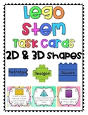 Lego Task Cards: 2D and 3D Shape Bundle