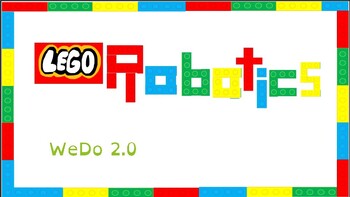 Preview of Lego WeDo 2.0 Robotics Starter Powerpoint for Teachers