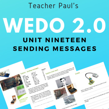 Preview of Lego WeDo 2.0 - Science Unit Nineteen - Sending Messages