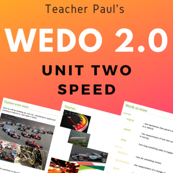 Preview of Lego WeDo 2.0 - Science Unit Two - Speed
