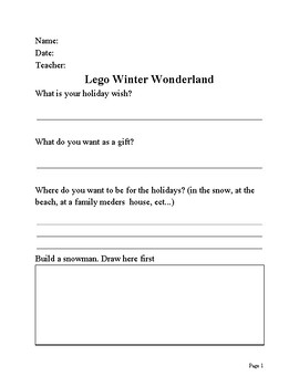 Preview of Lego Winter Wonderland