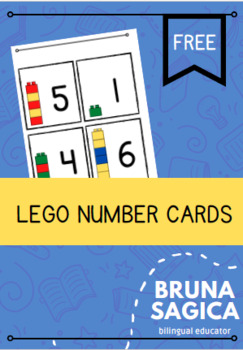 Preview of Lego number cards