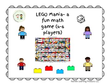 Preview of Legomania- a fun math game for LEGO lovers