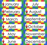 Legos Months of the Year