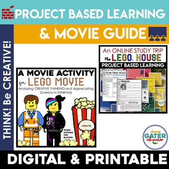 Preview of Legos Movie Guide | Lego House Virtual Field Trip | Reading Comprehension