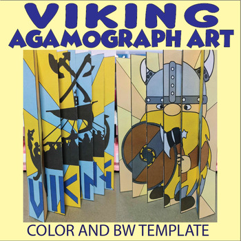 Preview of Leif Erikson Viking Crafts Agamograph Art Norse explorer North America Activitie