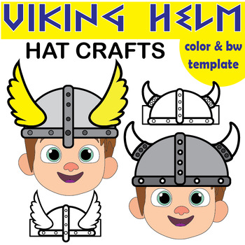 Preview of Leif Erikson Viking Crafts Hat Helm Headband Norse explorer Thor Activitie