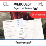 Leif Erikson Webquest **en français**- History and Explore