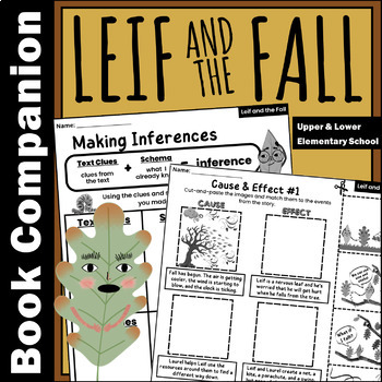 Preview of Leif and the Fall Book Companion and Read-Aloud Activities