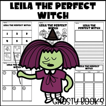 Preview of Leila The Perfect Witch Response Coloring Sequencing Activity