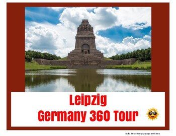 Preview of Leipzig Germany Tour Project - Digital or Printable - distance learning