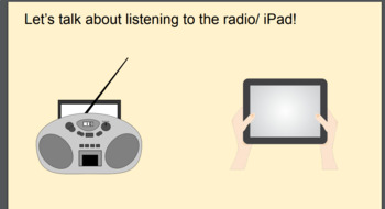 Preview of Leisure Activity Lesson- Listening on iPad
