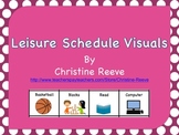Leisure Schedule Board Freebie (Autism, Special Education)