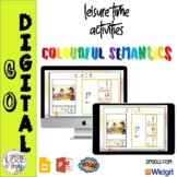 Leisure Time Colourful Semantics - Digital PowerPoint + BO