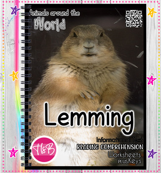 Preview of Lemming | Worksheets | Animals Around The World | Science | Nature