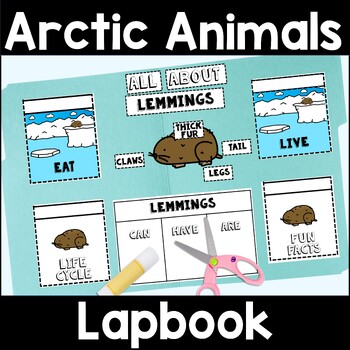 Preview of Arctic Animal Research Project - All About Books for Lemmings