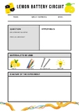 Lemon Battery experiment