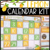 Lemon Calendar Kit - Editable!