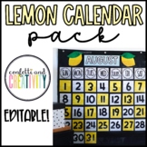 Lemon Calendar Pack