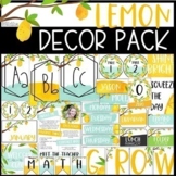 Lemon Classroom Decor Bundle