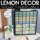 Lemon Teacher Toolbox Labels