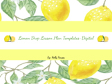 Lemon Drop Lesson Plan Template-Digital