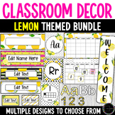 Lemon Themed Classroom Decor | Lemon Themed Bulletin Board