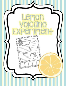 Preview of Lemon Volcano Experiment