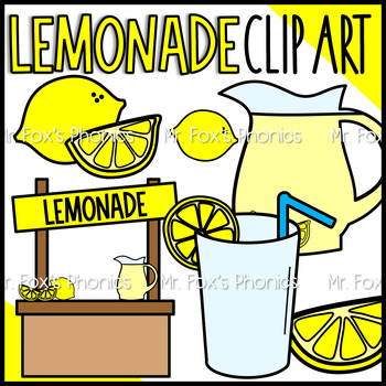 Lemonade Clip Art Lemonade Stand, Glass of Lemonade, Pitcher