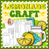 Lemonade Craft | Summer paper craft activity | Summer Bull