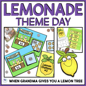 Preview of Lemonade Day Theme Day At The End Of The Year Room Transformation 1st Grade