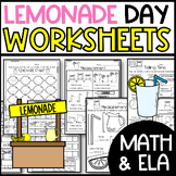 Lemonade Day Themed Activities and Worksheets: End of the 