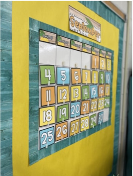 Lemonade Farmhouse Classroom Decor Calendar Pieces Set *EDITABLE*