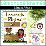 Lemonade Rhyming Words Activity