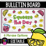 Lemonade Spring Bulletin Board Craft - [EDITABLE]