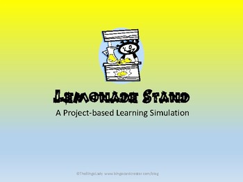 Preview of Lemonade Stand Business Simulation Project