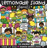 Lemonade Stand Clipart MEGA Set {lemonade kids clipart}