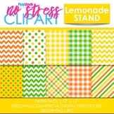 Lemonade Stand Digital Papers