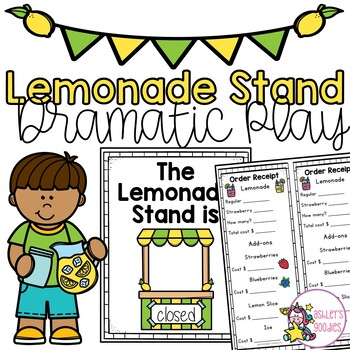 Preview of Lemonade Stand Dramatic Play