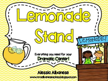 Preview of Lemonade Stand Dramatic Play Center
