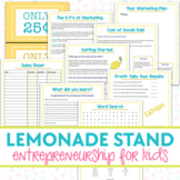 Lemonade Stand Entrepreneurship Packet