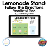 Lemonade Stand: Following Directions Task Vocational Practice