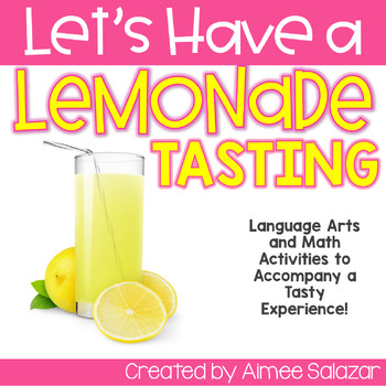 Preview of Lemonade Tasting End of Year Theme Day