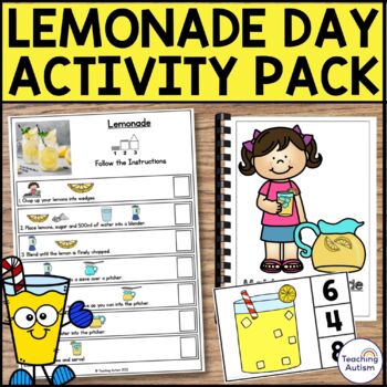 Preview of Lemonade Theme Day Activities | Lemonade Activities