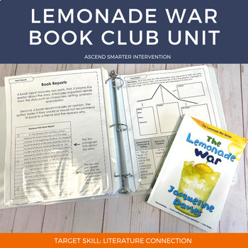 Preview of Lemonade War Book Club Unit