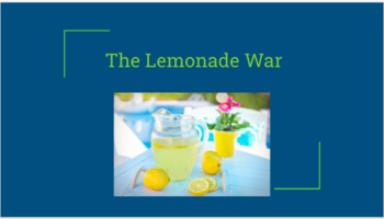 Preview of Lemonade War Google Slides