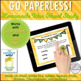 Distance Learning Google Classroom™ Lemonade War Novel Stu