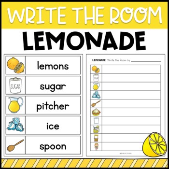 Preview of Lemonade Write the Room