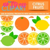 Lemons, Limes, And Oranges Clip Art (Digital Use Ok!)